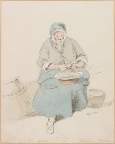 Mme Taylor ouvrant des moules - Henry Perlee Parker
